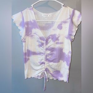 Cinched Front Tie Top